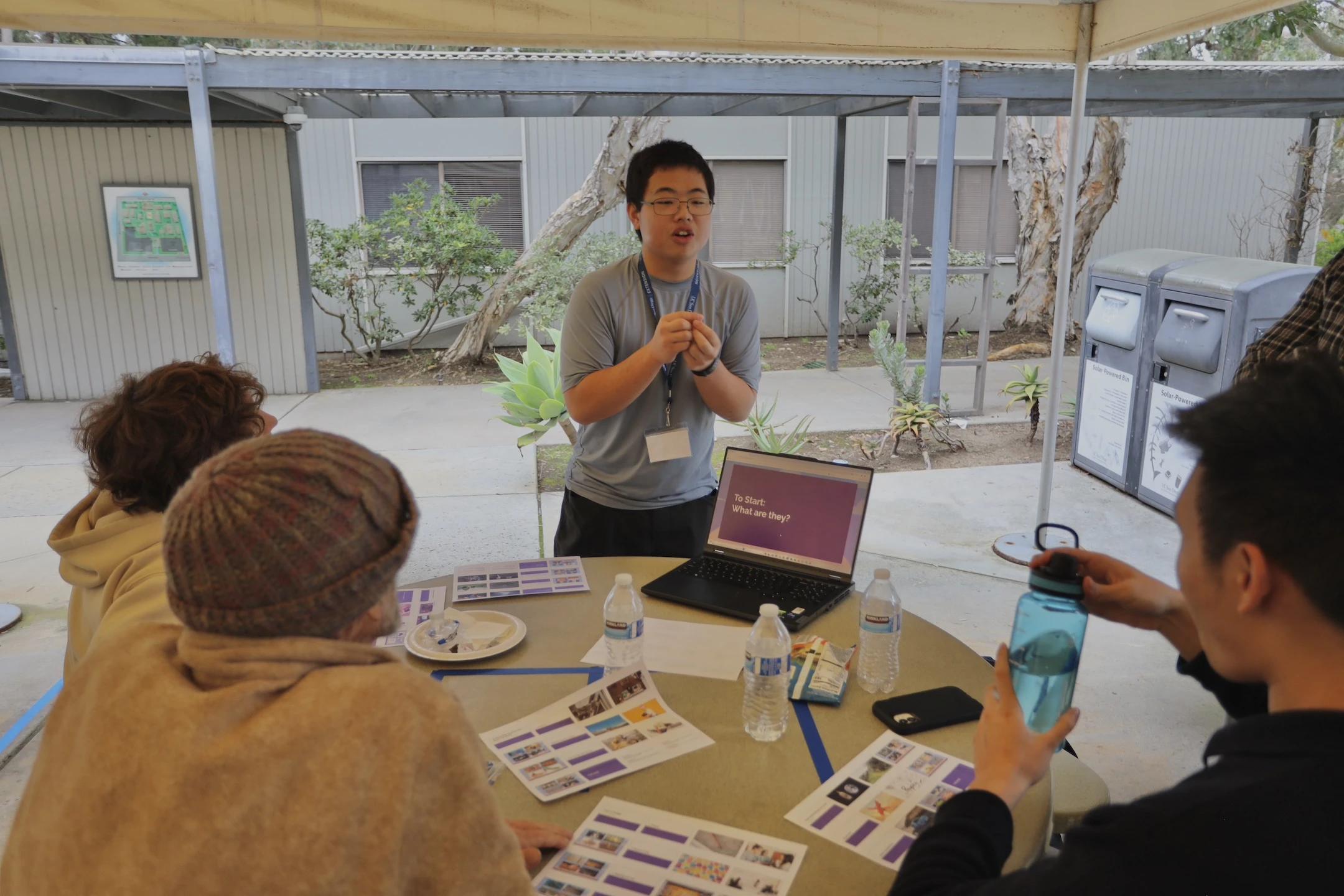 Group of Participants playing Slide Deck Roulette